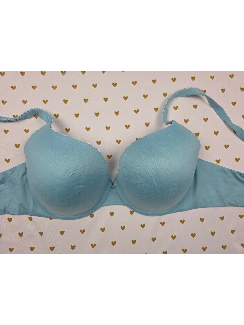 Victorias Secret Blue Perfect Shape Bra 36DD